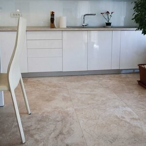 Trawertyn Classic Cross Cut Mat PREMIUM, 61 x 61 x 1,2 cm