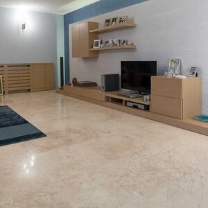 Trawertyn polerowany Classic PREMIUM Cross Cut, 61 x 61 x 1,2 cm