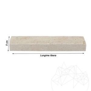 Trawertyn Classic Scapitat, 5 cm x LL x 2,2 cm