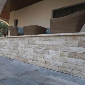 Trawertyn Classic Scapitat, 7,5 cm x LL x 2,2 cm