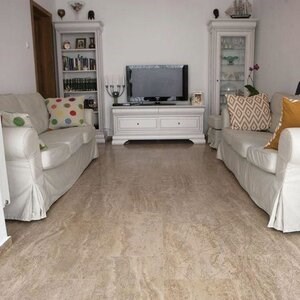 Trawertyn Latte PREMIUM Matt, 61 x 30,5 x 1,2 cm