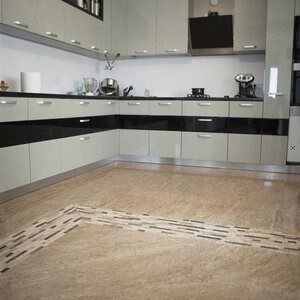 Trawertyn Latte PREMIUM Polisat, 61 x 61 x 1,2 cm