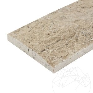 Trawertyn Latte PREMIUM Scapitat, 10 cm x LL x 1,3 cm