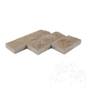 Trawertyn Orzech Scapitat, 7,5 cm x LL x 2,2 cm