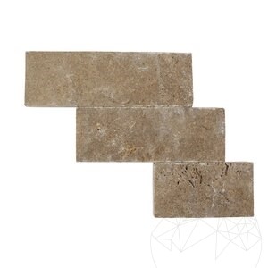 Trawertyn Orzech Scapitat, 7,5 cm x LL x 2,2 cm