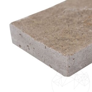 Trawertyn Orzech Scapitat, 7,5 cm x LL x 2,2 cm