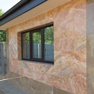 Trawertyn Peach Cross Cut Polisat, 61 x 30,5 x 1,2 cm