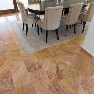 Trawertyn Peach Cross Cut Polisat, 61 x 30,5 x 1,2 cm
