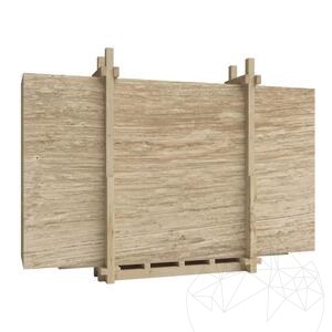 Royal Walnut Vein Cut Polerowany Trawertyn, 61 x 30.5 x 1.2 cm
