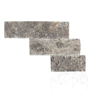 Trawertyn Silver Scapitat, 5 cm x LL x 2,2 cm