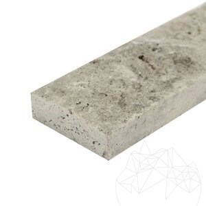 Trawertyn Silver Scapitat, 7,5 cm x LL x 2,2 cm