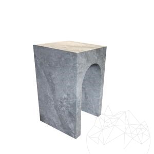 Stolik kawowy Archy z marmuru Tundra Grey 