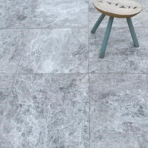 Marmur polerowany jasny Tundra, 60 x 60 x 2 cm