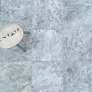 Marmur polerowany jasny Tundra, 60 x 60 x 2 cm
