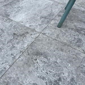 Marmur polerowany jasny Tundra, 60 x 60 x 2 cm
