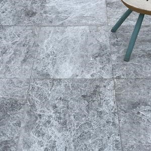 Marmur polerowany jasny Tundra, 60 x 60 x 2 cm