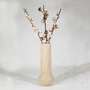 Wazon dekoracyjny Autograph-Milano Travertine Classic, 50 x 20 x 10 cm