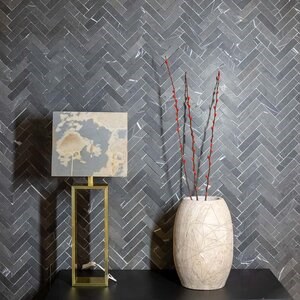 Wazon dekoracyjny Autograph - Pisa Travertine Classic, 30 x 20 x 20 cm