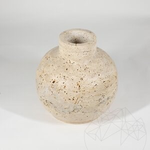 Wazon dekoracyjny Autograph-Venetia Travertine Classic, 30 x 30 x 30 cm