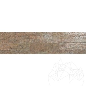 Elastyczny panel kwarcowy SKIN 3D Express - miedź, 60x15 cm, samoprzylepny 3M do okładzin wewnętrznych, mebli, ścian