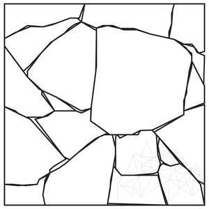 Rhodos Polygonal Slate - kamień naturalny do wnętrz / na zewnątrz | Fronty, chodniki i chodniki 