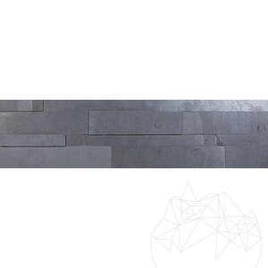 Elastyczny panel łupkowy 3D Express - mongolski, 60x15 cm, samoprzylepny 3M do okładzin wewnętrznych, mebli, ścian