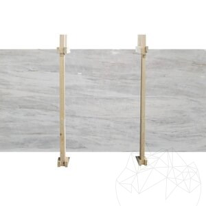 Polerowany marmur z drewna różanego, 61 x 30,5 x 1,2 cm