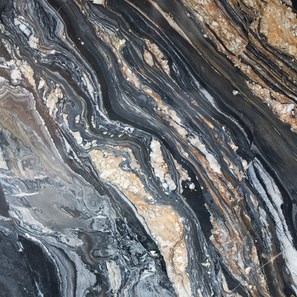 Marble Slab Picasso Black Polished, 2 cm
