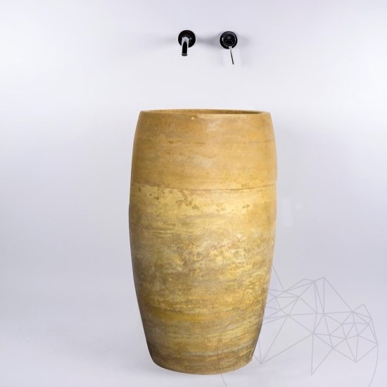 Zlewozmywak Tao yellow travertine SP-22, 82 x 48 cm