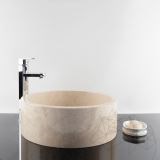 Umywalka marmurowa Matia Light Beige RS-22
