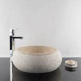 Marmurowa umywalka Matia Light Beige RS-24