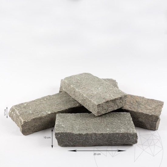 Kamień sześcienny Kavala Natur Slate, 20 x 10 x 5-7 cm