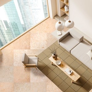 Limestone Sunny Dream Polished, 61 x 61 x 1,2 cm (okleina wewnętrzna)