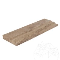 Bagheta M10 Travertin Noche, 12,5 x 30,5 x 2 cm