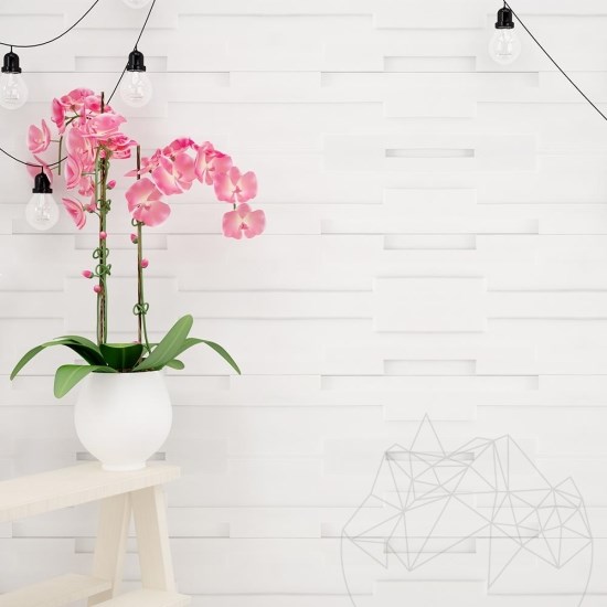 Panel Marmurowy Arctic White Polisat, 15 x 60 cm