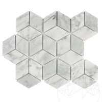 Mozaika z polerowanego marmuru w stylu New York Cube Design