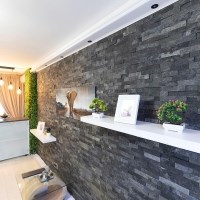Panel Catania Black Marble 15 x 60cm
