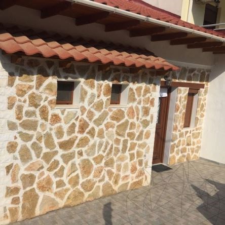 Limestone Polygonal Rock Face - Rustic Yellow | Vertical Placari, Outdoor-Indoor (20mp/paleta)