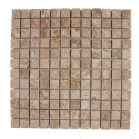 Mozaic Travertin Latte Polisat, 2,3 x 2,3 cm