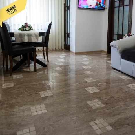Trawertyn Latte PREMIUM Polerowany, 61 x 30,5 x 1,2 cm