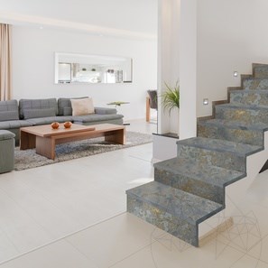 Slate Multicoloured Slate Step Noisette Natur, 120 x 33 x 2 cm