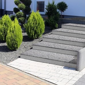 Stopień granitowy Artico Grey Flamed, 120 x 33 x 2,8 cm