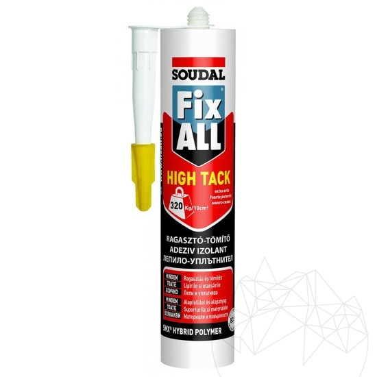 Elastyczny klej do łupków - Soudal FIX ALL, 290 ml