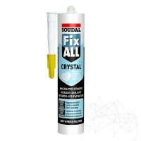 Elastyczny klej do łupków - Soudal FIX ALL Crystal, 290 ml (przezroczysty)