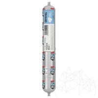 Elastyczny klej do łupków - Soudal FIX ALL Crystal (przezroczysty) - 600 ml (folia)