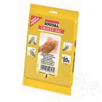 Soudal Swipex XXL | Chusteczki czyszczące (20 sztuk/opakowanie)