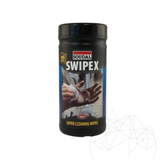 Soudal Swipex | Chusteczki czyszczące (100 sztuk/opakowanie)