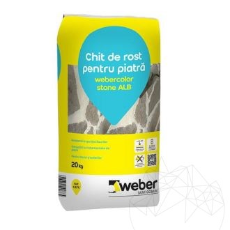 Zaprawa do kamienia naturalnego - Weber Color Stone White, 20 kg