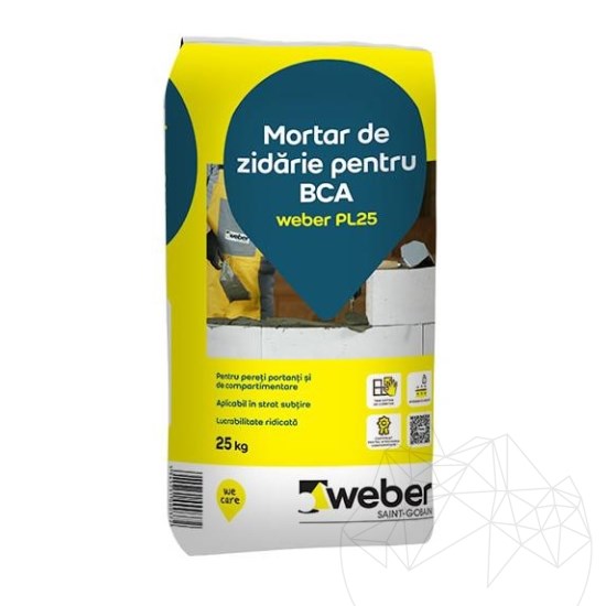 Zaprawa murarska do BCA - Weber PL25