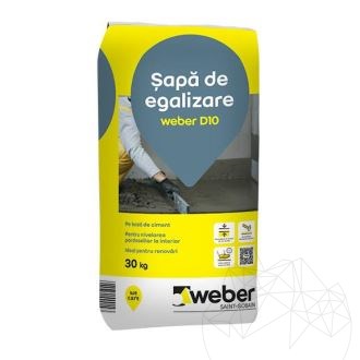 Jastrych wyrównujący - Weber D10, 30 kg
